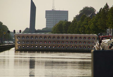 inflatable Air-Bridge on show in Assen (NL)