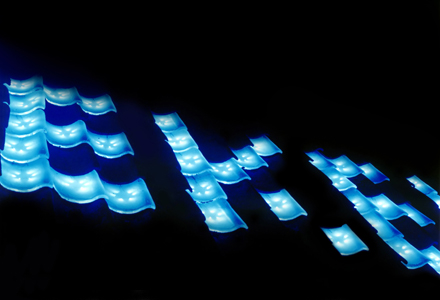 Light Emitting Roof Tiles