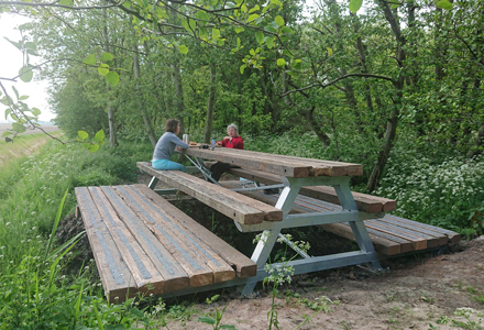 Picknick bridge Abelstok