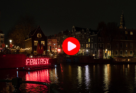 Tube Display at Amsterdam Light Festival #11