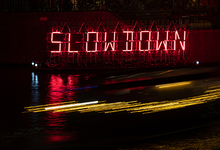 Tube Display at Amsterdam Light Festival #11