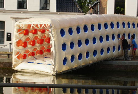 inflatable Air-Bridge on show in Assen (NL)